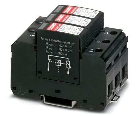 Phoenix Contact, VAL-MS-T1/T2 1000DCPV/2+V Surge Arrester Surge Arrester [2801160]; 241-6058