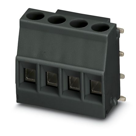 Phoenix Contact 5/ 4-R BK, MKDSO 2 Series PCB Terminal Block, 4-Contact, 5mm Pitch, 1-Row [2869760]; 241-6078