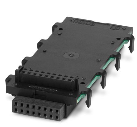 Phoenix Contact 6-16P-1S BK, HBUS 71 Series DIN Rail Connector for Use with Modular Housing [2896296]; 241-6088