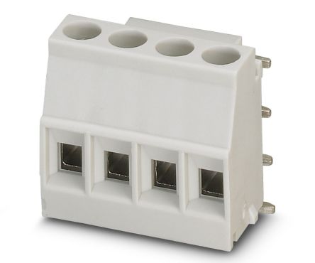 Phoenix Contact 5/ 4-R KMGY, MKDSO 2 Series PCB Terminal Block, 4-Contact, 5mm Pitch, 1-Row [2908472]; 241-6112