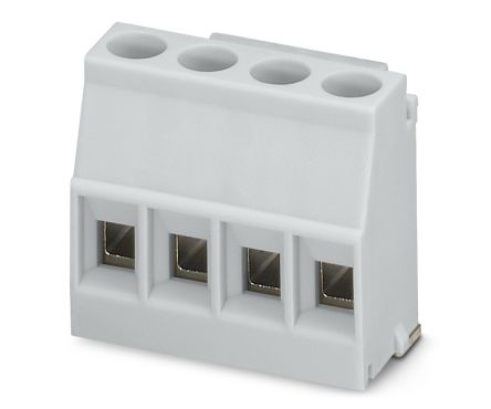 Phoenix Contact 5/ 4-L KMGY, MKDSO 2 Series PCB Terminal Block, 4-Contact, 5mm Pitch, 1-Row [2908485]; 241-6113