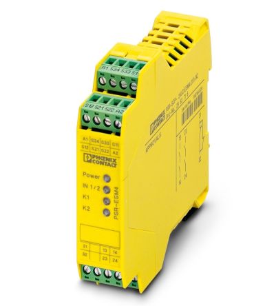 Phoenix Contact PSRclassic PSR-SCP Safety Relay 24V dc, Dual-Channel 2 Safety Contacts [2963718]; 241-6122