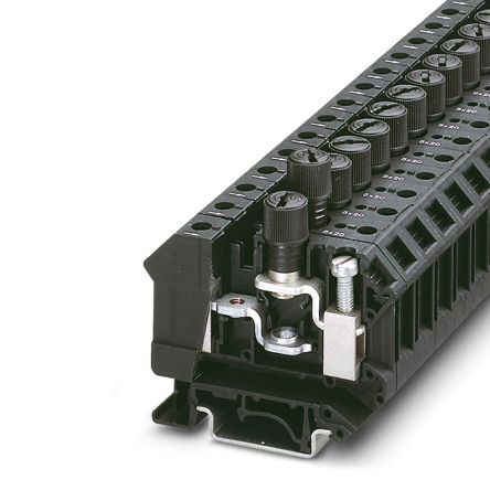Phoenix Contact 3005507 3X32), UK 10-DREHSI (6 Series Black, 16mm², Screw Termination [3005507]; 241-6146