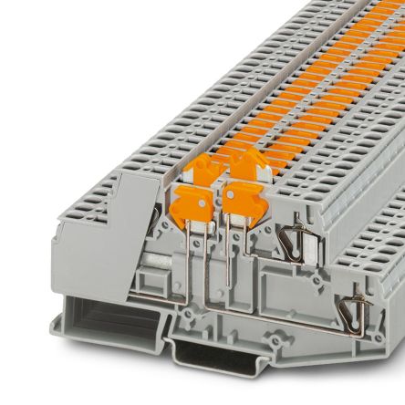 Phoenix Contact 3005798 5, ZDMTK 2 Series Grey, 1.5mm², 2-Level, Spring Termination [3005798]; 241-6147