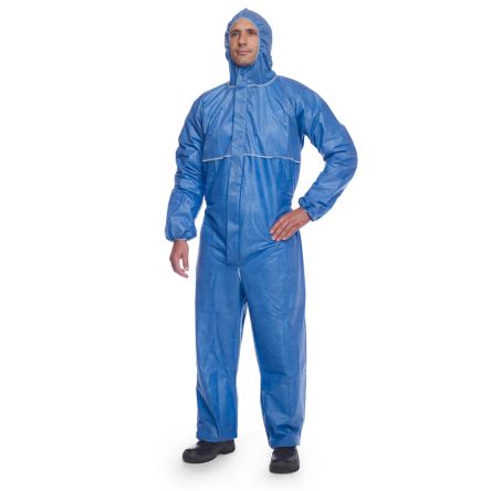 DuPont Blue Disposable Coverall, XXL [D15338211]; 242-5289