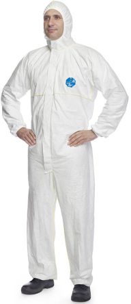 DuPont White Disposable Coverall, M [D14886047]; 242-5305