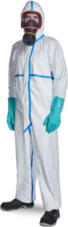 DuPont White Disposable Coverall, L [D13395299]; 242-5317