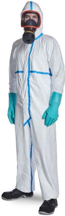 DuPont White Disposable Coverall, S [D13495782]; 242-5319