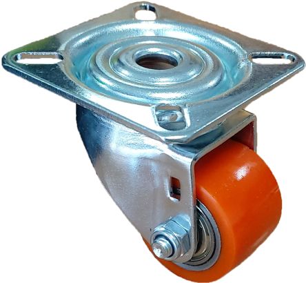 Guitel Hervieu Swivel Castor Wheel, 100kg Capacity, 35mm Wheel [EP2BA035-23B]; 243-0383