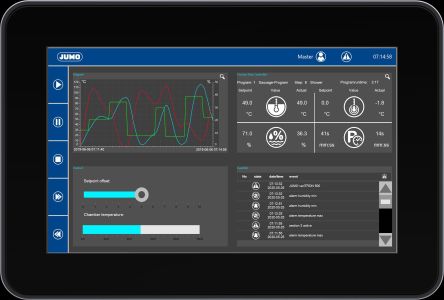 Jumo variTRON eX715 Series HMI Panel - 15.6 in, TFT Display, 1366 x 768 [705070/1-8-30-1-41/061,062]; 244-0363