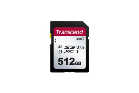 Transcend 128 GB Industrial SD SD Card, V30 [TS128GSDC460T]; 244-9984