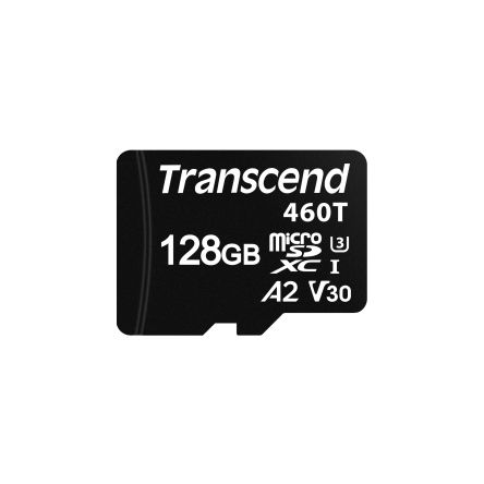 Transcend 128 GB Industrial MicroSD Micro SD Card, V30 [TS128GUSD460T]; 244-9987
