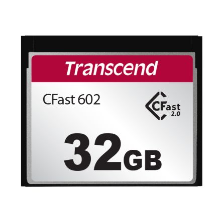 Transcend CFast Card, 32GB [TS32GCFX602]; 245-0048