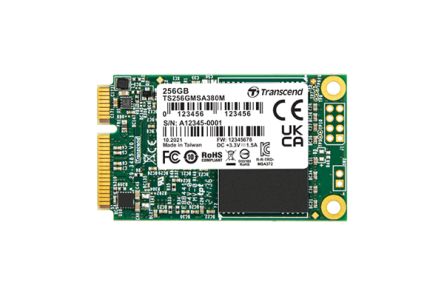 Transcend MSA380M mSATA 32 GB Internal SSD [TS32GMSA380M]; 245-0056