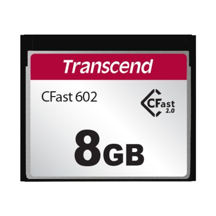 Transcend CFast Card, 8GB [TS8GCFX602]; 245-0115