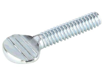 RS PRO Steel Shoulderless Thumb Screw, Zinc Plated Finish, 1/2in [0]; 245-5081