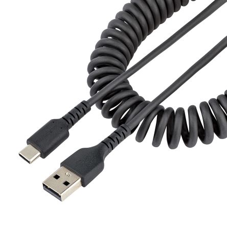 StarTech.com USB 2.0, Male USB A to Male USB C, 480Mbps, 0.5m [R2ACC-50C-USB-CABLE]; 246-3381