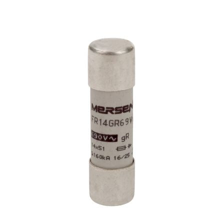 Mersen 63A Slow-Blow Ceramic Cartridge Fuse, 14 x 51mm [L1017208]; 247-2822