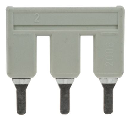 WAGO TOPJOB S, 2001 Series Jumper for Use with 2001 Series Terminal Blocks, 18A [2001-403]; 247-5826