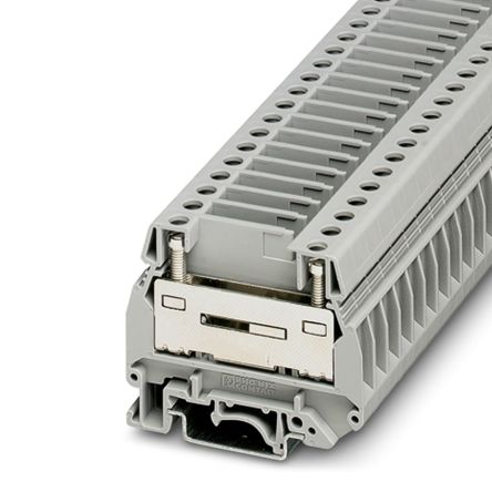 Phoenix Contact 0305080 UGSK/S Series Grey, 0.5 → 10mm², 1-Level, Screw Termination [0305080]; 248-2118