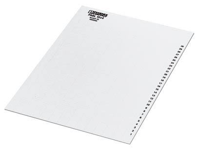 Phoenix Contact, PABL 15X4 Insert Strip for use with CMS-P1-PLOTTER, Office Printing Systems [0808260]; 248-2168