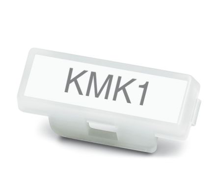 Phoenix Contact KMK 1 Cable Tie Cable Marker, Clear, 6mm Cable, 0830745 [0830745]; 248-2227