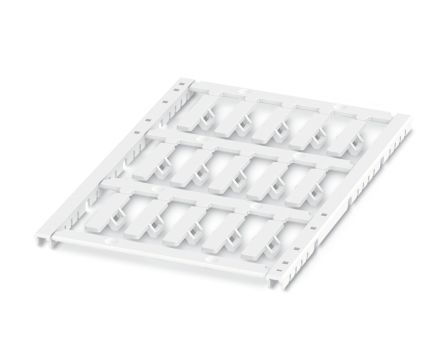 Phoenix Contact UCT-WMTBA Cable Tie Cable Marker, White, 5mm Cable, 1014082 [1014082]; 248-2243