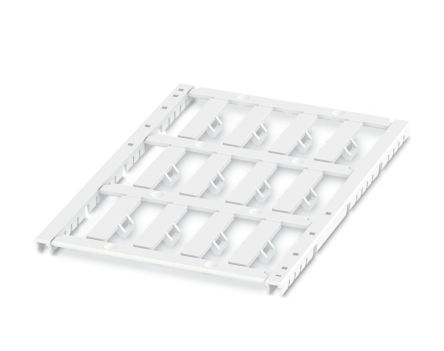 Phoenix Contact UCT-WMTBA Cable Tie Cable Marker, White, 6mm Cable, 1014084 [1014084]; 248-2244