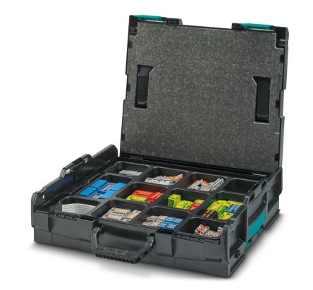 Phoenix Contact CASE PTFIX L-BOXX DE Series PTFIX Starter Set for Use with Feed Through Terminal Blocks [1092040]; 248-2257