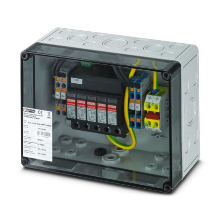 Phoenix Contact SOL Series Polycarbonate Junction Box, IP65, 111 x 254 x 180mm [1101176]; 248-2258
