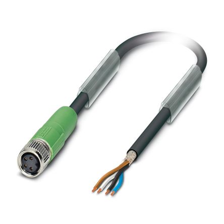 Phoenix Contact Straight Female 4 way M8 to Unterminated Sensor Actuator Cable, 10m [1521944]; 248-2321