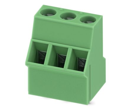 Phoenix Contact 5-V/SA 5-EX, FRONT 2 Series PCB Terminal Block, 3-Contact, 5.08mm Pitch, PCB Mount, 1-Row [1705472]; 248-2362