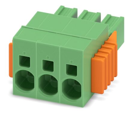 Phoenix Contact, 7.62mm Pitch, PV-FT-C2M-HSG, 3 Way, Pluggable Terminal Block, Plug, Through Hole, 1718494 [1718494]; 248-2365