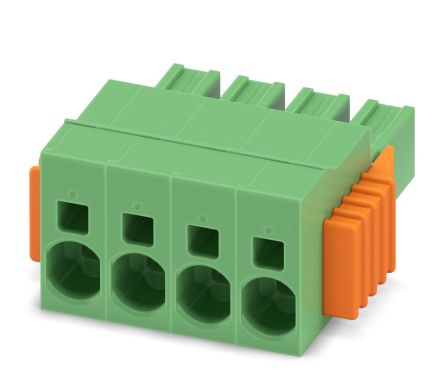 Phoenix Contact, 7.62mm Pitch, PV-FT-C2F-HSG, 4 Way, Pluggable Terminal Block, Plug, Through Hole, 1718504 [1718504]; 248-2366