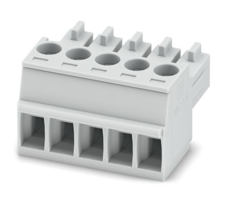 Phoenix Contact, 3.5mm Pitch, 5/ 4-ST, GMVSTBW 2, 5 Way, , Pluggable Terminal Block, Plug, Through Hole, Screw [1769087]; 248-2379