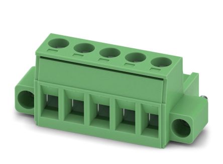 Phoenix Contact, 5.08mm Pitch, 5/ 5-STF-5, 08, MSTB 2, 5 Way, Pluggable Terminal Block, Plug, Through Hole, 1778014 [1778014]; 248-2383