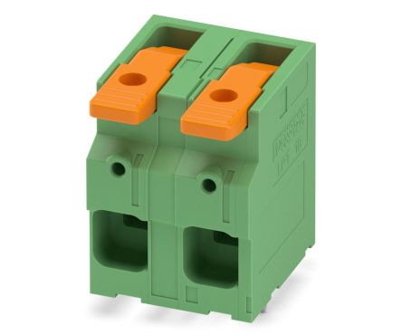 Phoenix Contact PCB Terminal Block, 2-Contact, 15mm Pitch, Through Hole Mount, 1-Row [1119818]; 249-2991