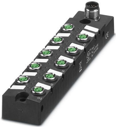 Phoenix Contact SACB Series Sensor Box, M8, 3 way, 10 port [1197576]; 249-3009