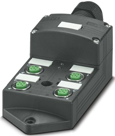 Phoenix Contact SACB Series Sensor Box, M12, 5 way, 4 port [1516852]; 249-3046