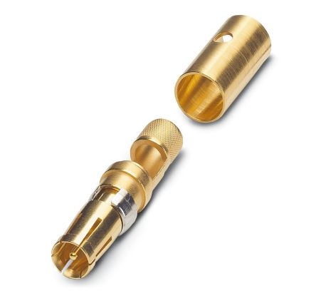Phoenix Contact, VS-ST-KX-50-RG58 Series, Female Solder Cup D-Sub Connector Coaxial Contact, Gold Plated, 18 AWG [1655580]; 249-3054