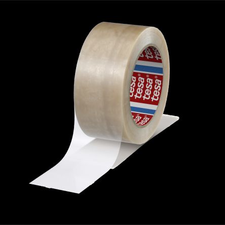 Tesa 4120 Transparent Packing Tape, 100m x 50mm [04120-00055-00]; 249-6595