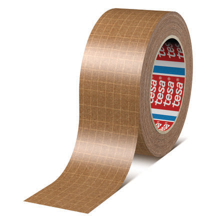 Tesa 60013 Brown Packing Tape, 25m x 50mm [60013-00000-00]; 249-6640