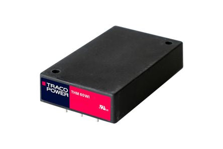 TRACOPOWER Power Supply, THM 60-2415WI, 24V dc, 2.5A, 60W, Dual Output, 9 → 36V dc Input Voltage [THM 60-2415WI]; 249-9792