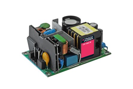 TRACOPOWER Power Supply, TPP 180-153A-M, 53V dc, 3.4A, 180W, 1 Output, 85 → 264V ac Input Voltage [TPP 180-153A-M]; 249-9845