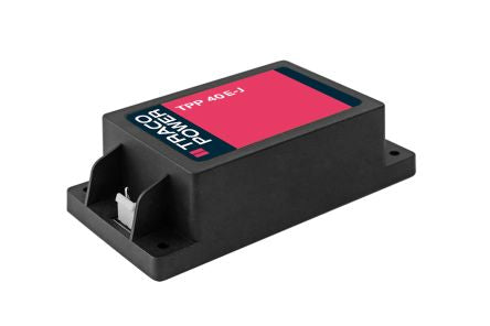 TRACOPOWER Power Supply, TPP 40-105E-J, 5V dc, 8A, 40W, 1 Output, 85 → 264V ac Input Voltage [TPP 40-105E-J]; 249-9861