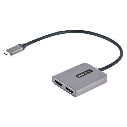 StarTech.com USB C to HDMI Adapter, USB C, 2 Supported Display(s) - 4K @ 60Hz [MST14CD122HD]; 250-1170
