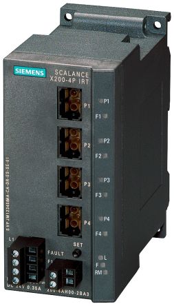 Siemens Managed 4 Port Network Switch [6GK52004AH002BA3]; 251-2099