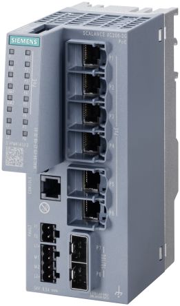 Siemens Managed 6 Port Network Switch With PoE [6GK52062RS005AC2]; 251-2112