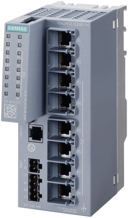 Siemens Managed 8 Port Network Switch With PoE [6GK52080RA005AC2]; 251-2119