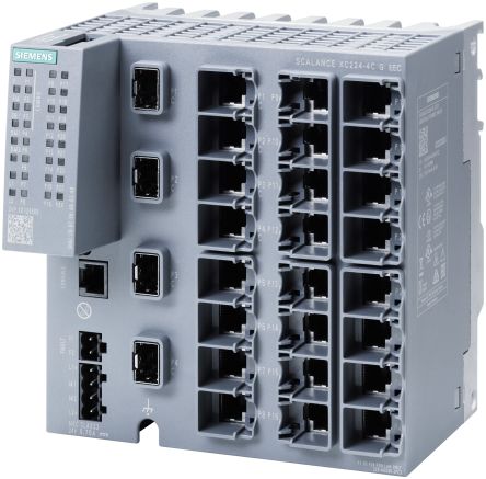 Siemens Managed 24 Port Network Switch [6GK52244GS002FC2]; 251-2127